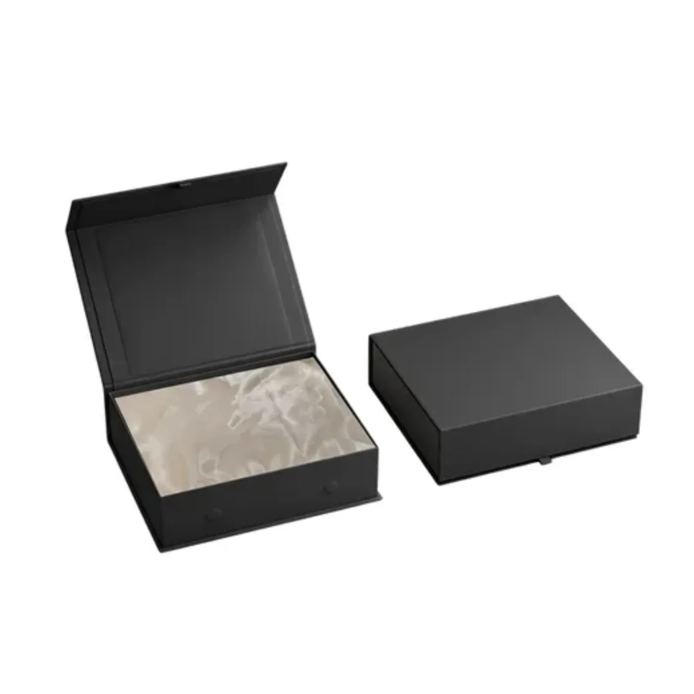 A branded gift box with carefully arranged merchandise
